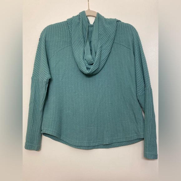 Roxy Sage Waffle Knit Hooded Pullover Sweater! - Picture 9 of 10